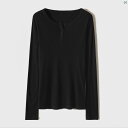 レディース ファッション コーデ 春 夏 秋 シャオ ハンゲ B ストア シルエット 長袖 Tシャツ オール シーズン 着 ボトムス シャツ XYC 484494 AG