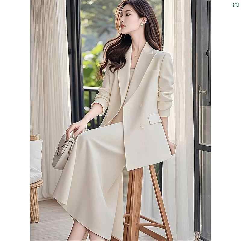 レディース　ファッション　コーデ　春　夏　秋 美しい 初秋 シック エレガント レディースカジュアル 2点 スーツ