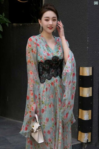 レディース ファッション コーデ 春 夏 秋 ハイエンド 美しい 花柄 ドレス 水溶性 レースフレンチ スカート レディース 夏用 レディース ファッション コーデ 春 夏 秋 ハイエンド 美しい 花柄 ドレス 水溶性 レースフレンチ スカート レディース 夏用
