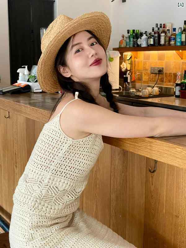 レディース ファッション レディース オシャレ コーデ 春 秋 冬 cml サスペンダー ニット かぎ 編み スーツ サマー ドレス 慎重 機械 スカート 2点セット