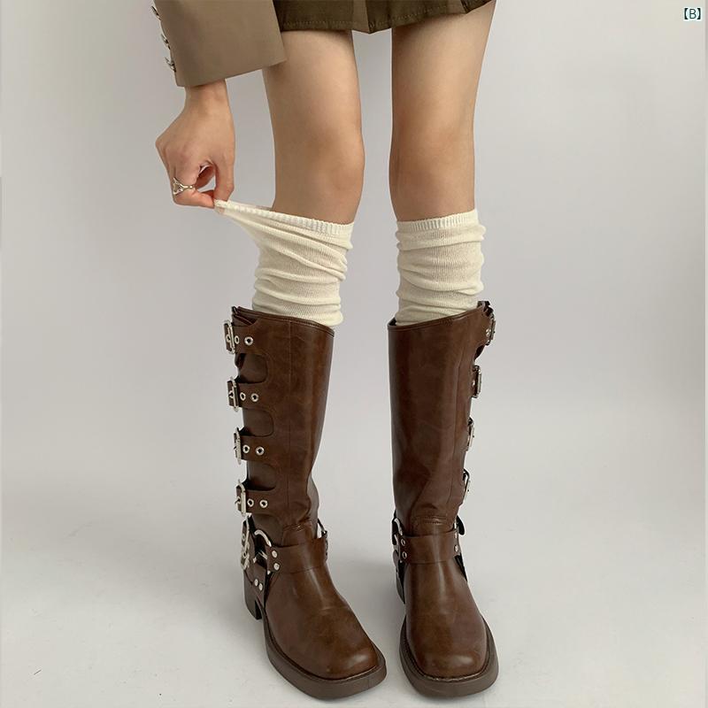 夜 教室 春秋 レディース 膝上 靴下 和風 JK グレー パイルソックス メイラード ブーツ ソックス ホワイト ストッキング