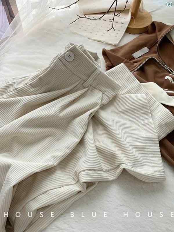 レディース　ファッション　コーデ　春　夏　秋 着せ モップ ストレート レッグ ロング パンツ