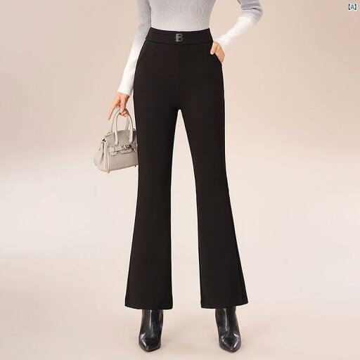 レディース ファッション コーデ 春 夏 秋冬 ファッション レディース 厚手 マイクロフレア パンツ ハイウエスト スリム カジュアル 裏起毛 ストレート ワイド レッグ コットンパンツ レディース ファッション コーデ 春 夏 秋冬 ファッション レディース 厚手 マイクロフレア パンツ ハイウエスト スリム カジュアル 裏起毛 ストレート ワイド レッグ コットンパンツ