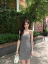 レディース ファッション コーデ 春 夏 秋 アレックス スティーブンス 魅惑的 ソリッドカラー スタイリッシュ ガール キャミソールドレス ヒップ スカート レディース 夏 スリム