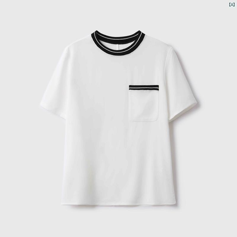 レディース　ファッション　コーデ　春　夏　秋 RongmeiTX 0614117 ホワイト ブラック ポスター 強 撚 ..