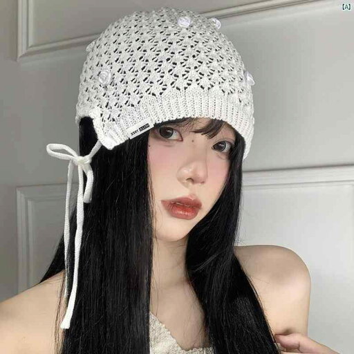 ローズ フラワー 織 フード付き 帽子 レディース レトロ 顔 見せ 小柄 イン ニット ローズ フラワー 織 フード付き 帽子 レディース レトロ 顔 見せ 小柄 イン ニット