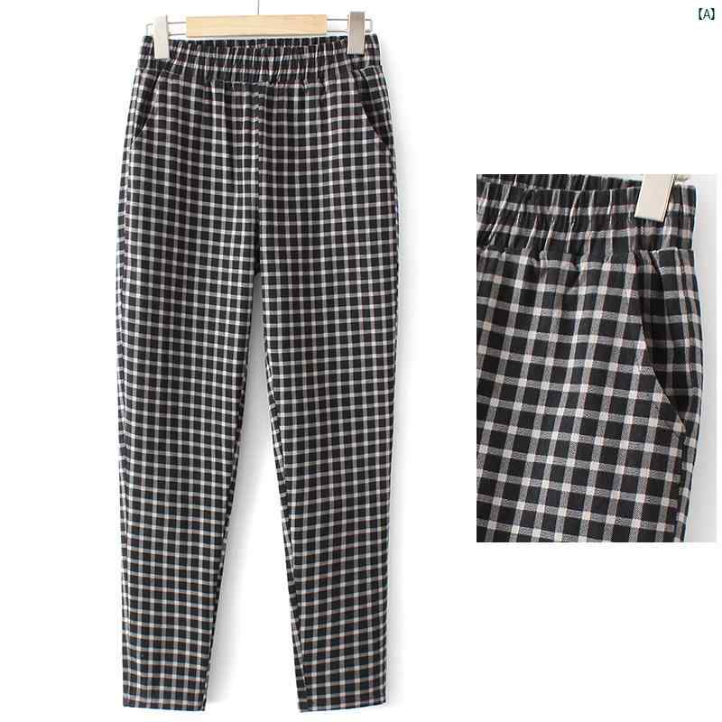 レディース ファッション 大歳 マダム コーデ 春 夏 秋 ママ ズボン 春秋 レディース カジュアル 老歳 たり ストレート ハイウエストおばあちゃん