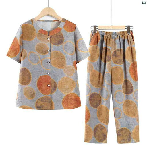 レディース ファッション 大歳 マダム コーデ 春 夏 ばあちゃん 夏用 スーツ 服 半袖 2点セット レディース レディース ファッション 大歳 マダム コーデ 春 夏 ばあちゃん 夏用 スーツ 服 半袖 2点セット レディース