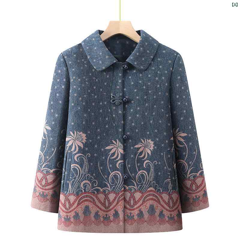 レディース　ファッション　大歳　マダム　コーデ　春　夏　ばあちゃん スプリング コート レディース 上着 淑女 春秋歳 服