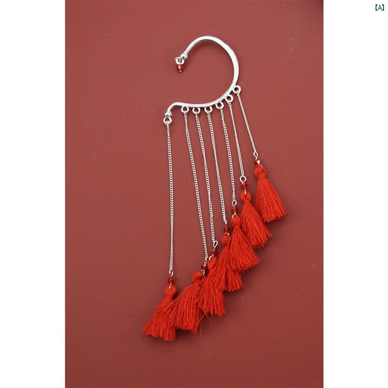 レディース　ファッション　コーデ　春　夏　秋　ファッション小物 イヤリング い レディース 中華風 ..