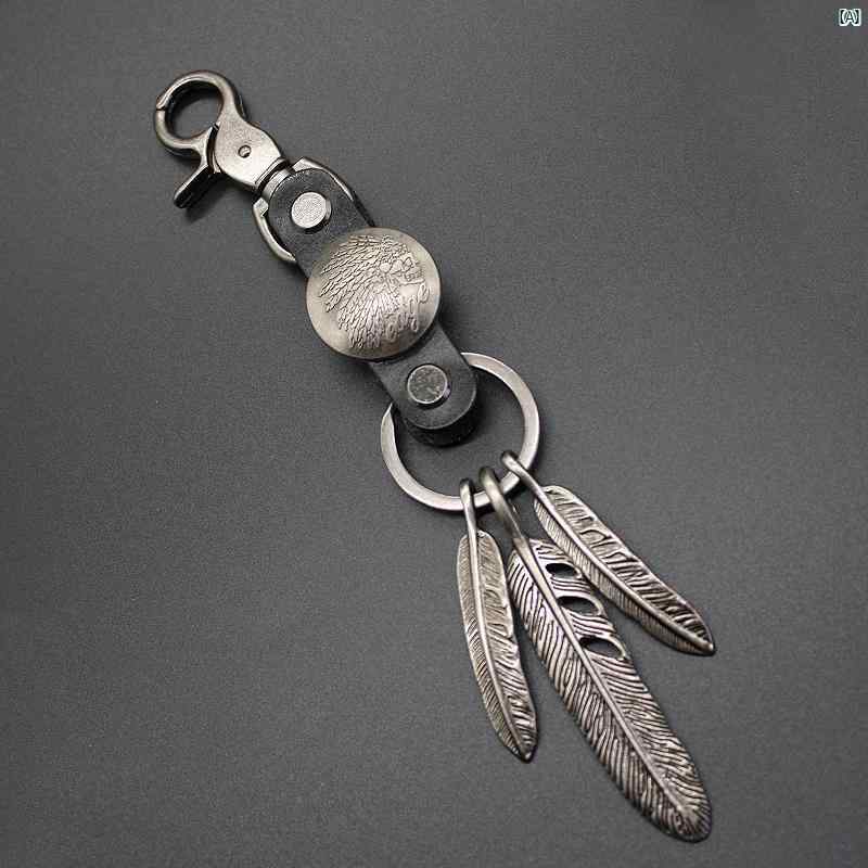 レディース ファッション コーデ 春 夏 秋 ファッション小物 レトロ 革 メイラード バッグ チャーム レザー キーホルダー エスニック 部族 メンズレディー...