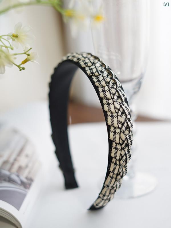 レディース　ファッション　コーデ　春　夏　秋　ファッション小物 韓国 外出 ヘア トラベル ヘッド バンド レディース ハイエンド 手織り