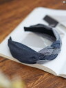 レディース ファッション コーデ 春 夏 秋 ファッション小物 レディース ハイ カット ツイスト 編み込み つば広 カラー ブロック ヘッド バンド ハイエン...