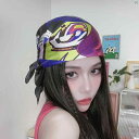 レディース ファッション コーデ 春 夏 秋 ファッション小物 Youxi 島 二 次元 チューブ トップスクエア スカーフ レディース 音楽 祭 メンズファッ...