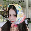 レディース ファッション コーデ 春 夏 秋 ファッション小物 Youxi 島 学生 親子 かわいい 小柄 正方形 スカーフ レディース 夏 日焼け防止