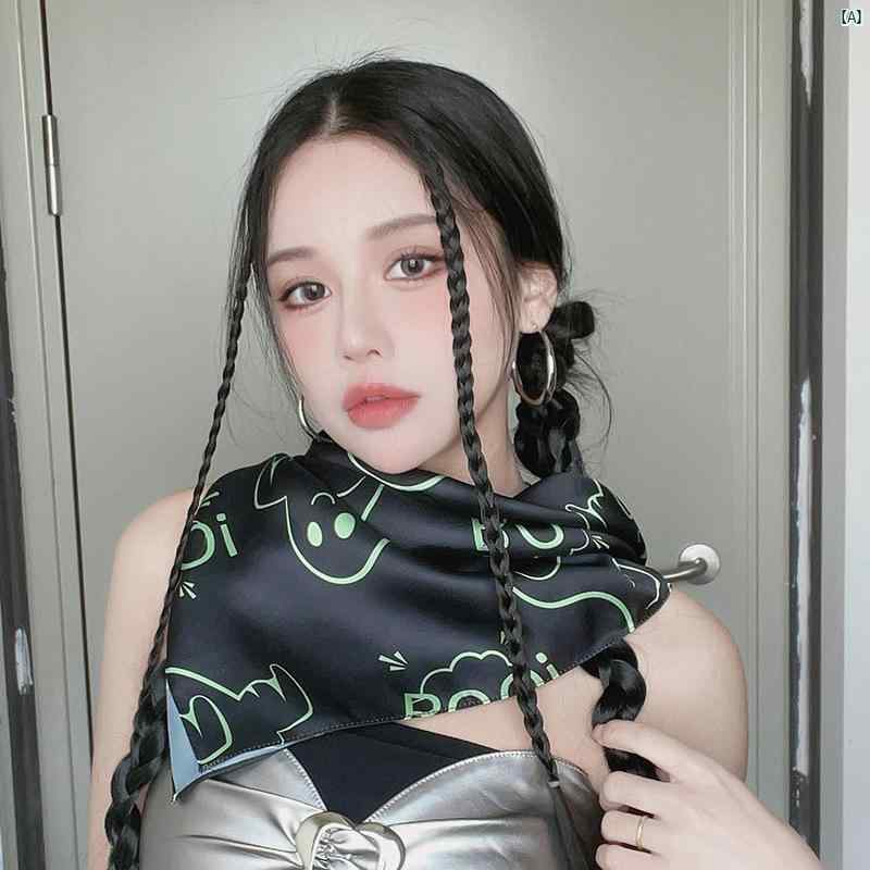 レディース ファッション コーデ 春 夏 秋 ファッション小物 Youxi 島 アメリカ クールブラック ネック スカーフ チューブ トップ スタイリッシュ ガ...