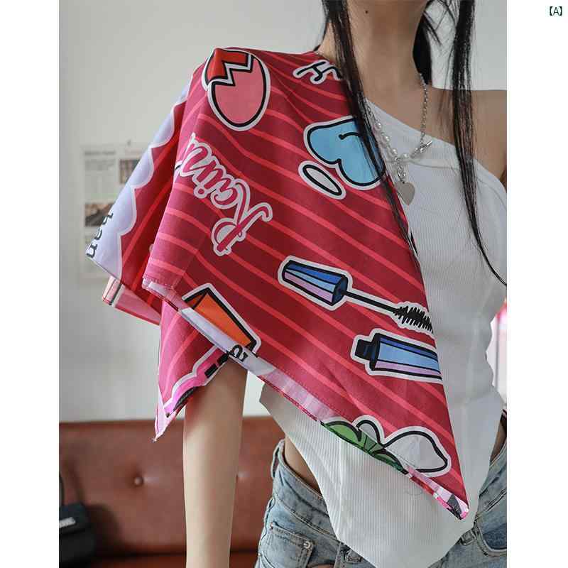 レディース ファッション コーデ 春 夏 秋 ファッション小物 Youxi 島 ロック バン ダナ メンズ アメリカン スクエア スカーフ コットンストライプ ...