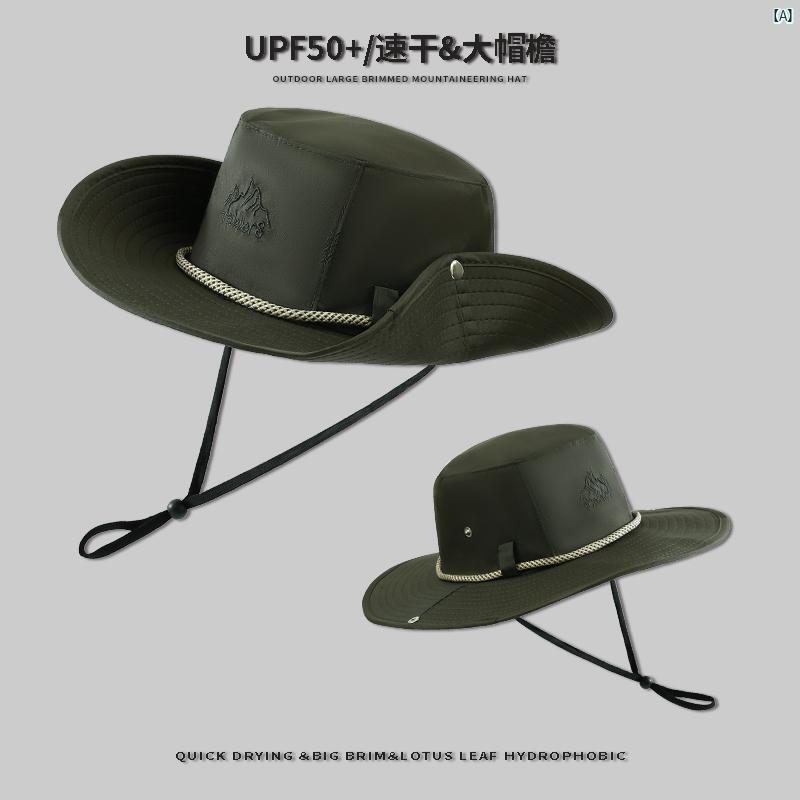 レディース コーデ ファッション小物 ウエスタン カウボーイハット メンズ 夏 アウトドア キャンプ ハイキング 登山 つば広 速乾 通気性 日焼け防止 サンハ...