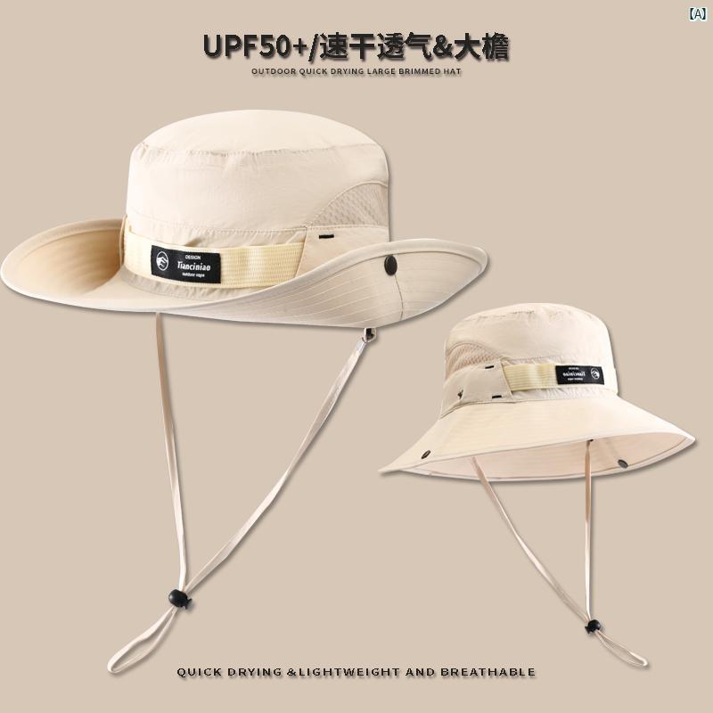 レディース コーデ ファッション小物 夏 屋外 ハイキング キャンプ 登山 釣り メンズレディース 速乾 つば広 日よけ 日焼け防止 帽子 漁師
