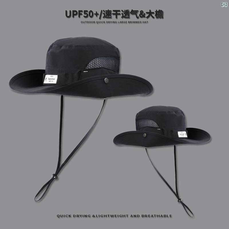 レディース コーデ ファッション小物 夏 屋外 ハイキング キャンプ 登山 釣り 速乾 つば 大きい 日よけ サンハット メンズレディース 漁師 帽子