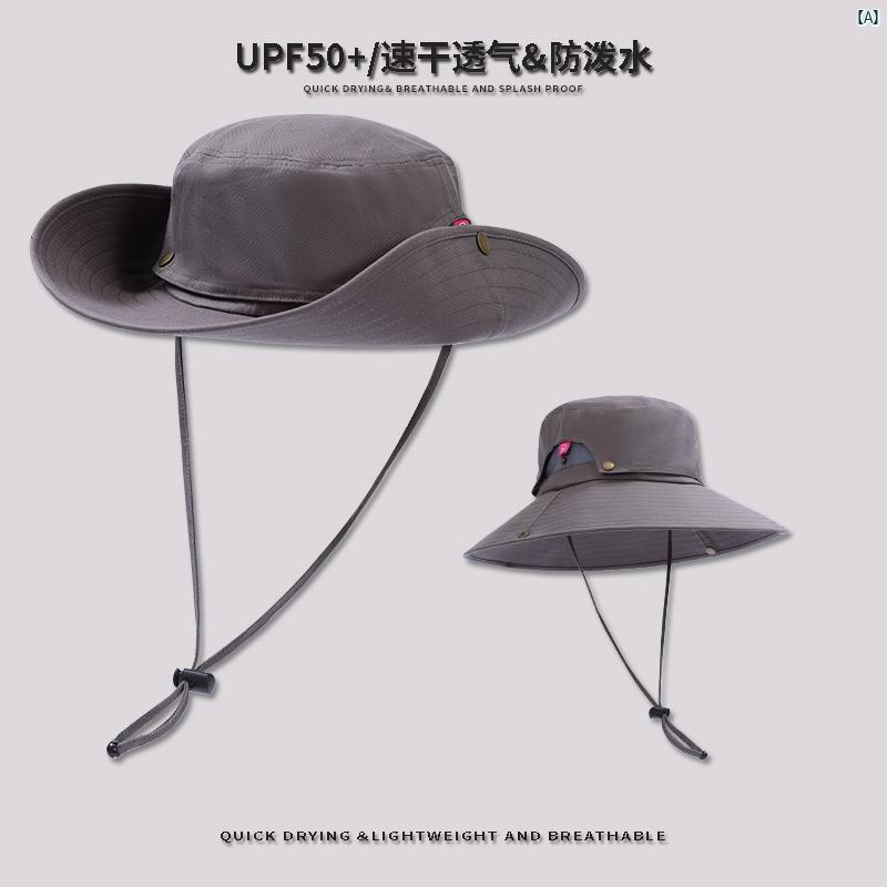 レディース コーデ ファッション小物 夏 屋外 ハイキング キャンプ 取り外し 可能 つば広 サンシェード メンズレディース 漁師 帽子