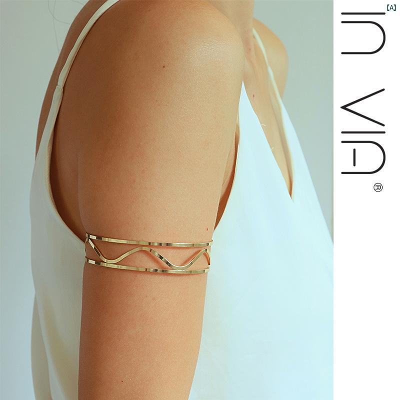 ゴールドアーム リング アームバンド ブレスレットットット ット アンクレット レディース ボヘミアン ..