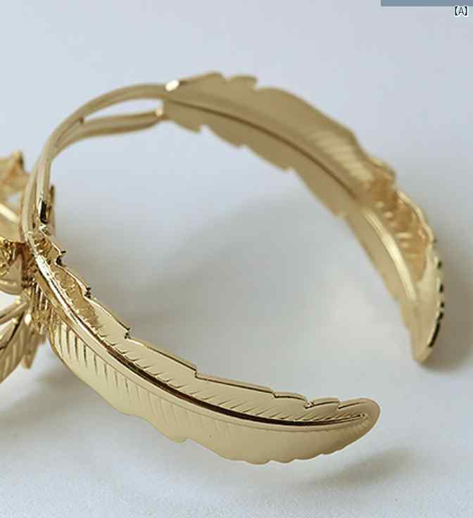インド エジプト ギリシャ お姫様 ゴールデン リーフ ブレスレットットット ット レディース オープン ..