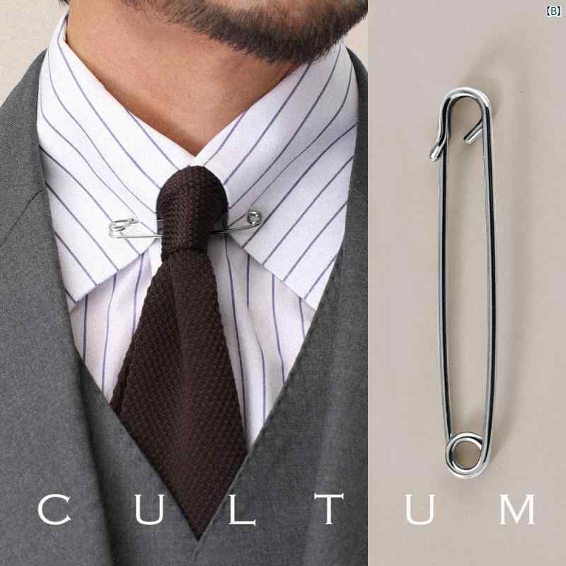 CULTUM エレガント フレンチ シャツ 襟 ボタン ダウン ピン メンズビジネス 紳士用 襟ピン カラースティック