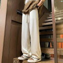 メンズ ファッション コーデ 男性 オシャレ 男子 用 冷感 パンツ 夏用 薄手 ストレート ワイド レッグ ティーンエイジャー用 アメリカン スポーツ レジャー