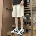 メンズ ファッション コーデ 男性 オシャレ アメリカン ショート パンツ メンズ 夏 ヘビーウェイト ソリッドカラー ミドル丈 バスケットボール スポーツ カジュアル ボーイズ