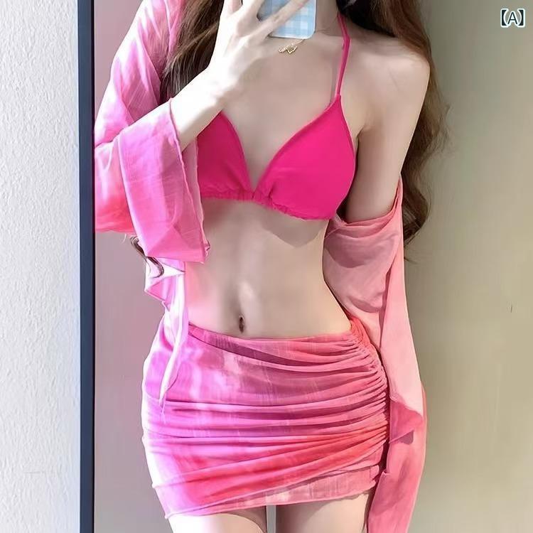 ・性別: 女性・対象年齢: 成人・デザイン: セクシー・主な素材: ポリエステル85%・裏地: ポリエステル15%・重量: 280g・用途: 水泳・カラー: ローズレッド・サイズ展開: S、M、L、XL・袖丈: 長袖・スタイル: トライアングル