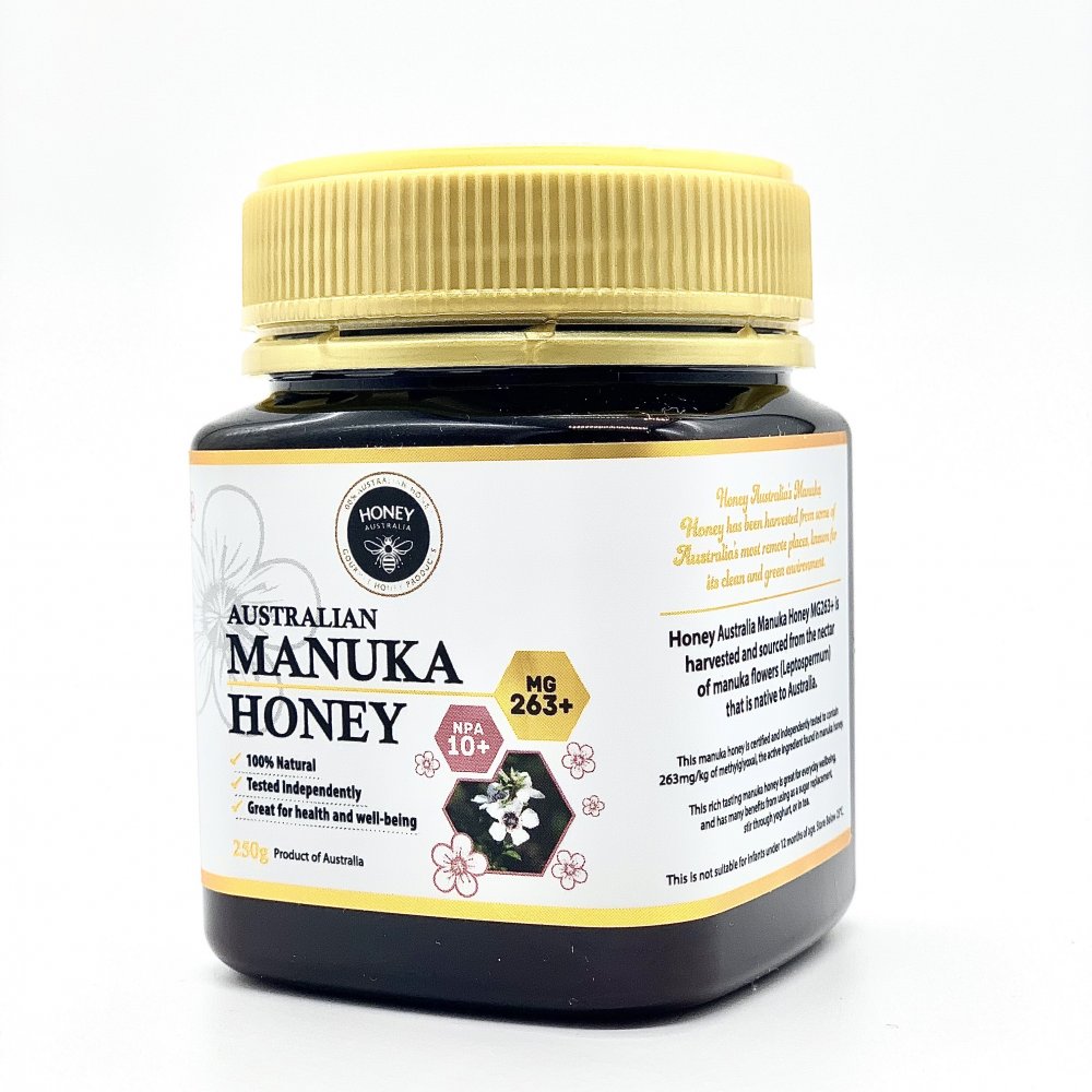 マヌカハニー MG263＋ 『ハニーオーストラリア (Honey Australia)』オーストラリア産 非加熱 オーガニック 蜂蜜