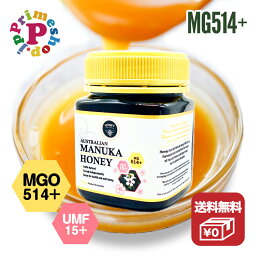 マヌカハニー UMF15 MG514 『ハニーオーストラリア (Honey Australia)』オーストラリア産 ハチミツ