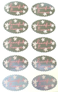 ギフトシール ハートフルフラワー 2シート入 20片