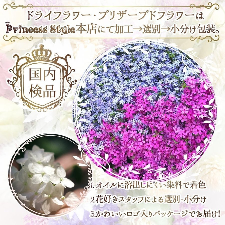 ドライフラワーレースフラワー押し花60枚レジンアートやネイルに12色times;各5枚ケース入
