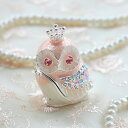 クラウンふくろうのジュエリーボックス(スィートピンク) 幸せギフト 宝石箱 ピィアース PIEARTH 贈り物 結婚祝い ブライダルギフト 喜寿 米寿 還暦 ク...