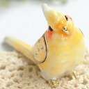 オカメインコのジュエリーケース ぴぃーちゃん 黄色 インコ 置物 おかめいんこ 宝石箱 ピィアース PIEARTH 贈り物 結婚祝い ブライダルギフト 喜寿 米寿 還暦 クリスマスギフト