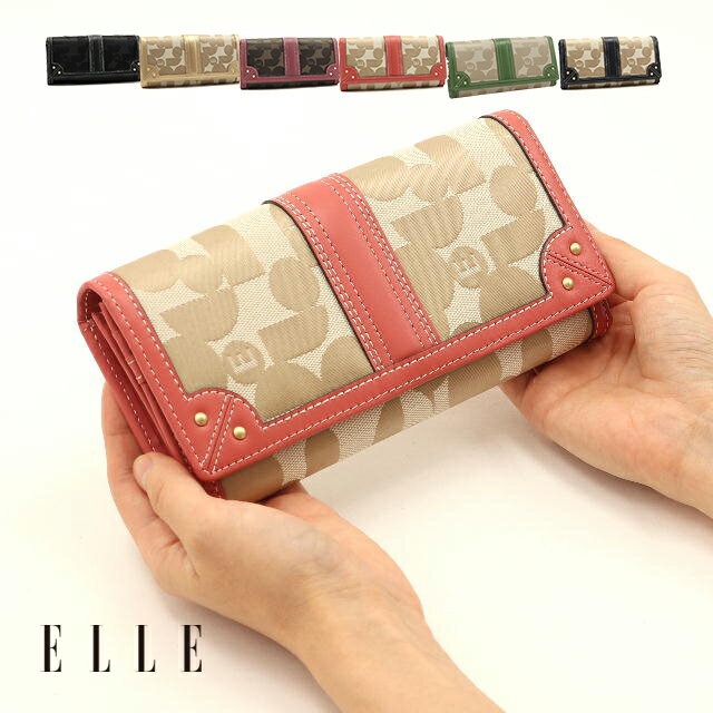 【公式】ELLE エル シェリール2 財布 レディース 長財