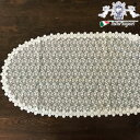 5/15まで【13%OFFクーポン】 ヨーロピアン COTTON TULLE テーブルセンター 40×90 アンティーク調 クラシック エレガント フレンチシッ...