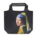 【5%OFFクーポン★店舗統合セール】 バック 姫系 エコバック 折り畳み ポリエステル ヨーロピアン 名画 エコ バック フェルノール 幅38cm ロココ調 アンティーク調プリンセス 青いターバンの少女 クラシカル モダン かわいい