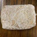 【10%OFFクーポン★店舗統合セール】 化粧ポーチ 小物ポーチ レース ポーチ 10×15×5cm ロココ調 アンティーク調 ヨーロピアン ファブリック(4)