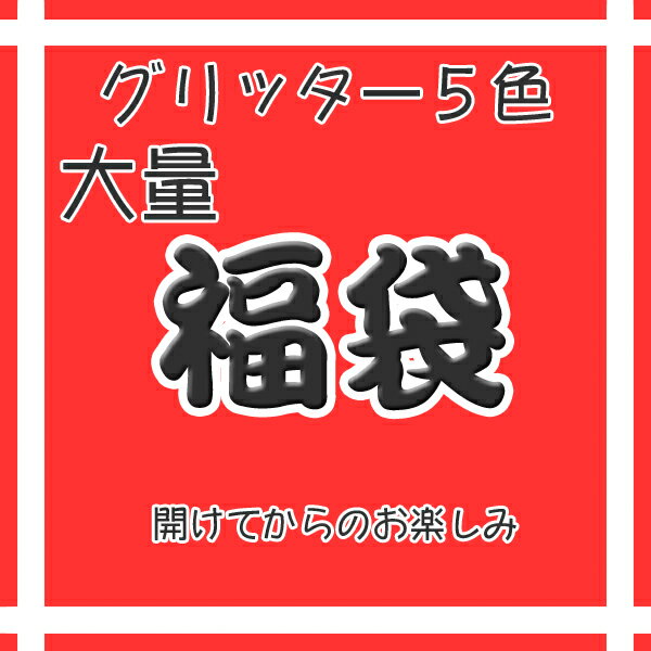 ジェルネイル ネイル グリッター ラメ 2グラム 5色 福袋 0．2MM 顔料 UVレジン