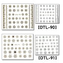 ネイル シール 雪の結晶 冬 ネイルシール 3Dシール ステッカー 雪 スノー クリスマス シール
