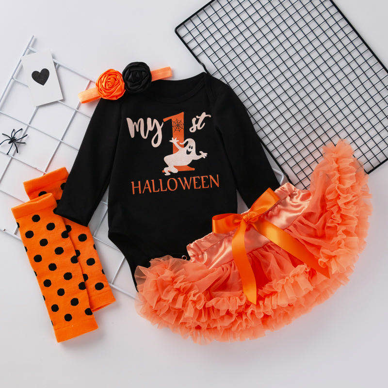 【LINE友達限定10％OFF】 チュチュロンパース ベビー コスチューム 長袖 Halloween 赤ちゃん ハロウィン コスチューム 衣装 66 73 80 かぼちゃ コスプレ ベビー ハロウィン 赤ちゃん 着ぐるみ ハロウィーン衣装 cocobaby 福袋 ギフト