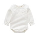 【LINE友達300円OFF】ボディースーツ 60 70 80 セレモニードレス ロンパース ベビー 女の子 新生児 退院 お宮参り 秋 冬 春 赤ちゃん ホワ...
