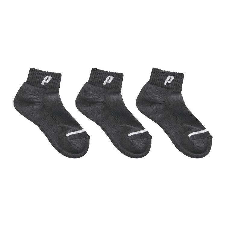 プリンス テニス prince レディース BLK ソックス ショート 3足セット PS309S