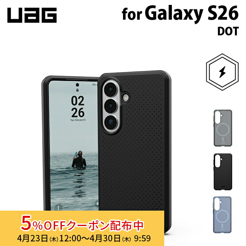 樂天商城 - [5%OFFクーポン 30日朝まで]（在庫限り）UAG Galaxy S26用 マグネット対応ケース DOT 全3色 耐衝撃 UAG-GLXS26-DMシリーズ ユーエージー SAMSUNG サムスン ギャラクシー URBAN ARMOR GEAR ストラップホール