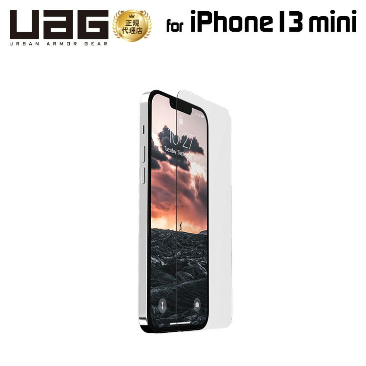 UAG iPhone 13 mini用 ガラススクリーンシールドプラス UAG-IPH21S-SPPLS 5.4インチ ユーエージー 画面保護 新生活