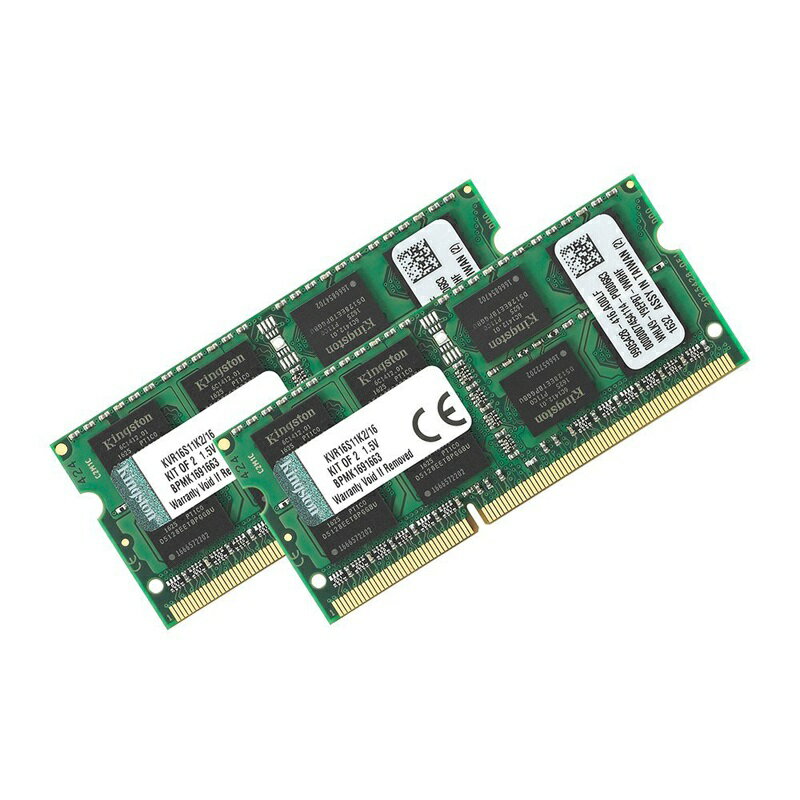  10OFFN[|zz  [J[  LOXg ݃ 16GB(8GB~2g) 1600MHz DDR3 Non-ECC CL11 SODIMM (Kit of 2) KVR16S11K2 16 iԕۏ Kingston