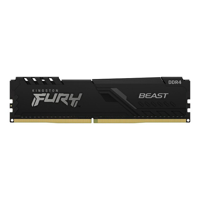 【メーカー取り寄せ】 キングストン FURY Beast シリーズ ブラック 16GB 2666MHz DDR4 CL16 DIMM 288pin ゲーミングメモリ KF426C16BB/16 kingston 増設メモリ 新生活 国内正規品 キャンセル不可